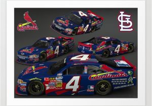 St Louis Cardinals Wall Mural St Louis Cardinal Nascar Car Art Print by Ernhrtfan