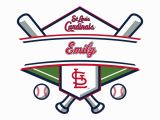 St Louis Cardinals Wall Mural St Louis Cardinals Personalized Name Giant Mlb Transfer Decal