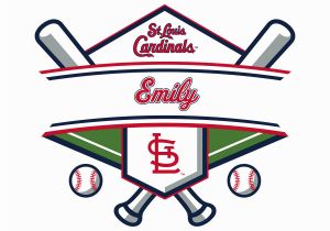 St Louis Cardinals Wall Mural St Louis Cardinals Personalized Name Giant Mlb Transfer Decal