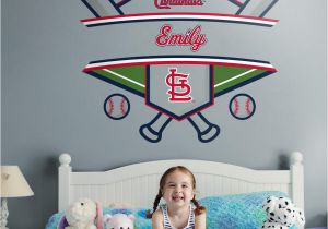 St Louis Cardinals Wall Mural St Louis Cardinals Personalized Name Giant Mlb Transfer Decal