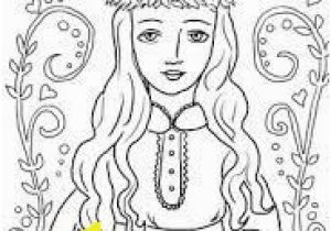 St Lucia Coloring Pages Sankta Lucia Coloring Page Svenskt Pinterest