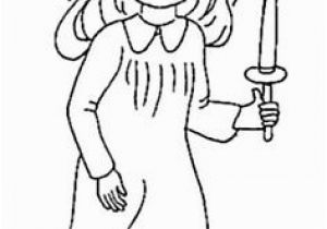 St Lucia Coloring Pages Sankta Lucia Coloring Page Svenskt Pinterest