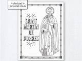 St Martin De Porres Coloring Page Catholic Coloring Page Saint Martin De Porres Catholic