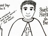 St Martin De Porres Coloring Page Saint Martin De Porres San Martin De Porres