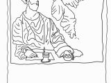 St Matthew Coloring Page Saint Matthew and the Angel Coloring Pages From Our Religious