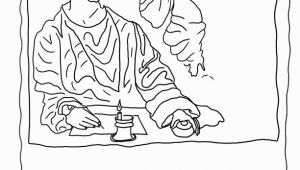 St Matthew Coloring Page Saint Matthew and the Angel Coloring Pages From Our Religious