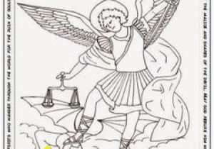 St Michael Coloring Page Preschool Religious