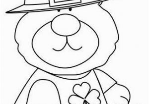 St Patrick S Day Coloring Pages Saint Patrick S Day Bear Coloring Page