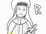 St Rose Of Lima Coloring Page R is for St Rose Of Lima