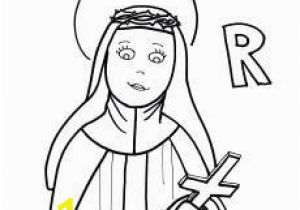 St Rose Of Lima Coloring Page R is for St Rose Of Lima