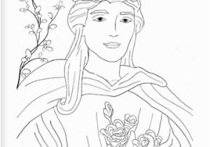 St Rose Of Lima Coloring Page Saint Rose Of Lima Coloring Page August 23rd – Catholic