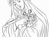 St Rose Of Lima Coloring Page St Rose Lima Coloring Page Coloring Pages