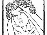 St Rose Of Lima Coloring Page St Rose Of Lima