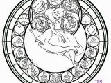 Stained Glass Disney Coloring Pages for Adults Alice Stained Glass with Images