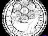 Stained Glass Disney Coloring Pages for Adults Amalthea Stained Glass Coloring Page by Akili Amethyst