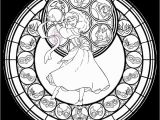 Stained Glass Disney Coloring Pages for Adults Dibujos Disney (4) 720×720