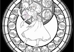 Stained Glass Disney Coloring Pages for Adults Dibujos Disney (4) 720×720