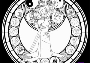 Stained Glass Disney Coloring Pages for Adults Mulan Stained Glass Line Art by Akili Amethyst On