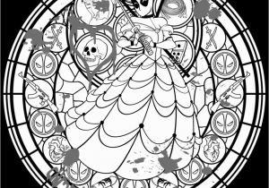 Stained Glass Disney Coloring Pages for Adults Sg Deadpool Line Art by Akili Amethyst