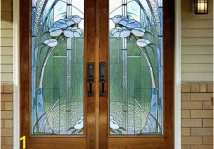 Stained Glass Wall Mural Door Wall Sticker Modern Stained Glass Window Self