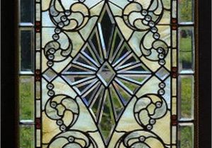 Stained Glass Wall Mural Door Wall Sticker Stained Glass with Bevels Self