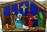 Stained Glass Wall Mural Vidrieras Navidad
