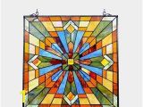 Stained Glass Wall Murals Chloe Tiffany Style Mission Design Window Panel Suncatcher