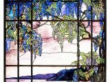 Stained Glass Wall Murals Tiffany Stained Glass Panel View Of Oyster Bay