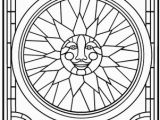 Stained Glass Window Coloring Pages Glass Free Clipart 71
