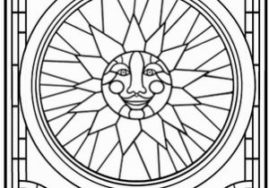 Stained Glass Window Coloring Pages Glass Free Clipart 71