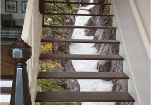 Stair Riser Murals 3d Maligne River Stair 66 Risers Staircase Stairway Stairs Risers