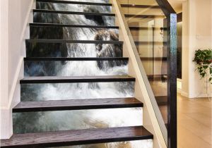 Stair Riser Murals 3d River Turbulent 751 Stair Risers Pound Ideas In 2019