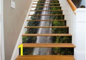 Stair Riser Murals 3d River Waterfall Stair Risers Decoration Mural Vinyl Decal