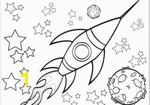 Star Coloring Pages for Kids A Rocketship Flies by A Planet and Through the Stars In This