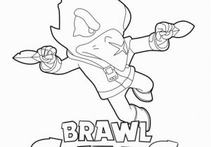 Star Coloring Pages for Kids Craw From Brawl Stars Coloring Page Brawlstars