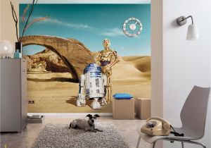 Star Destroyer Wall Mural Mural "star Wars Lost Droids" From Komar