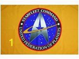 Star Trek Wall Mural Bridge Amazon Star Trek Starfleet Mand Flag Banner