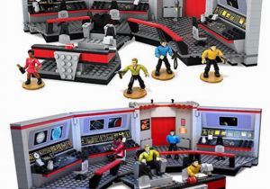 Star Trek Wall Mural Bridge Mega Bloks Star Trek the original Series U S S Enterprise Bridge Playset