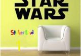 Star Wars Bedroom Wall Murals Huge Star Wars Logo Kid Room Decor Vinyl Wall Art Decal