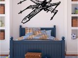 Star Wars Bedroom Wall Murals X Wing Fighter Wall Decal Star Wars Ships Wall Decal Star