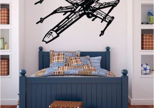 Star Wars Bedroom Wall Murals X Wing Fighter Wall Decal Star Wars Ships Wall Decal Star