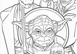 Star Wars Coloring Pages for Kids Jedi Knights and Yoda Coloring Page