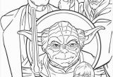 Star Wars Coloring Pages Printable Yoda Jedi Knights and Yoda Coloring Page