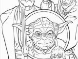 Star Wars Coloring Pages Printable Yoda Jedi Knights and Yoda Coloring Page
