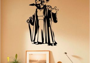 Star Wars Full Wall Murals Master Yoda Wall Decal Vinyl Stickers Star Wars Home Interior Art Design Murals Bedroom Wall Decor 33s01w