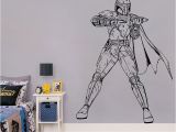 Star Wars Full Wall Murals Us $7 69 Off Boba Fett Wall Decal Star Wars Vinyl Sticker Bedroom Decal for Boy Kids Cool Gift Waterproof Murals C453 In Wall Stickers