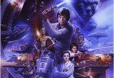 Star Wars Saga Wall Mural Fan Art Brilliant Collection original Star Wars Artwork