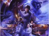 Star Wars Saga Wall Mural Fan Art Brilliant Collection original Star Wars Artwork