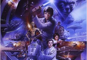 Star Wars Saga Wall Mural Fan Art Brilliant Collection original Star Wars Artwork