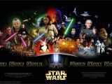 Star Wars Saga Wall Mural Star Wars